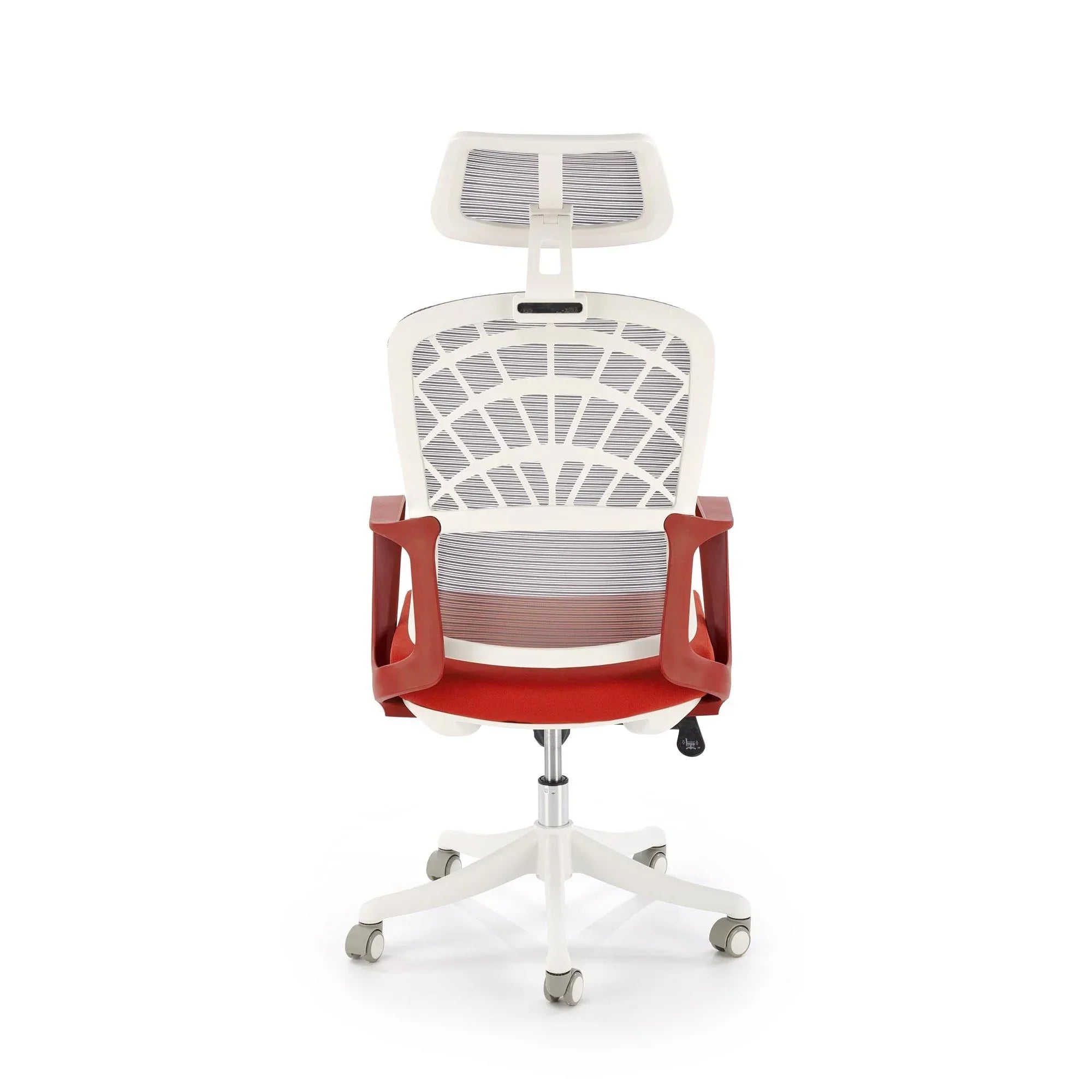 Scaun birou HOUSTON OCN-36059, caramiziu/alb