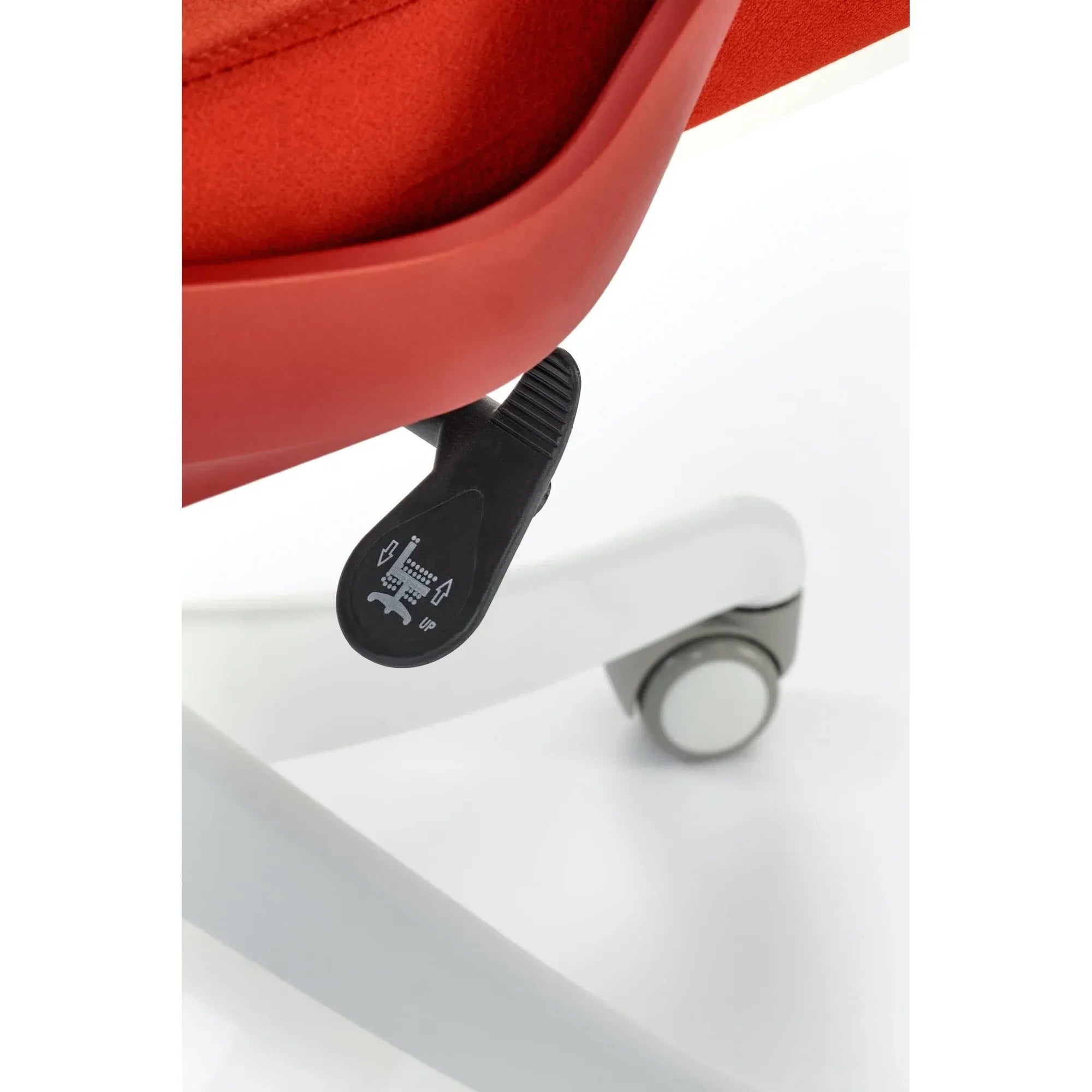 Scaun birou HOUSTON OCN-36059, caramiziu/alb