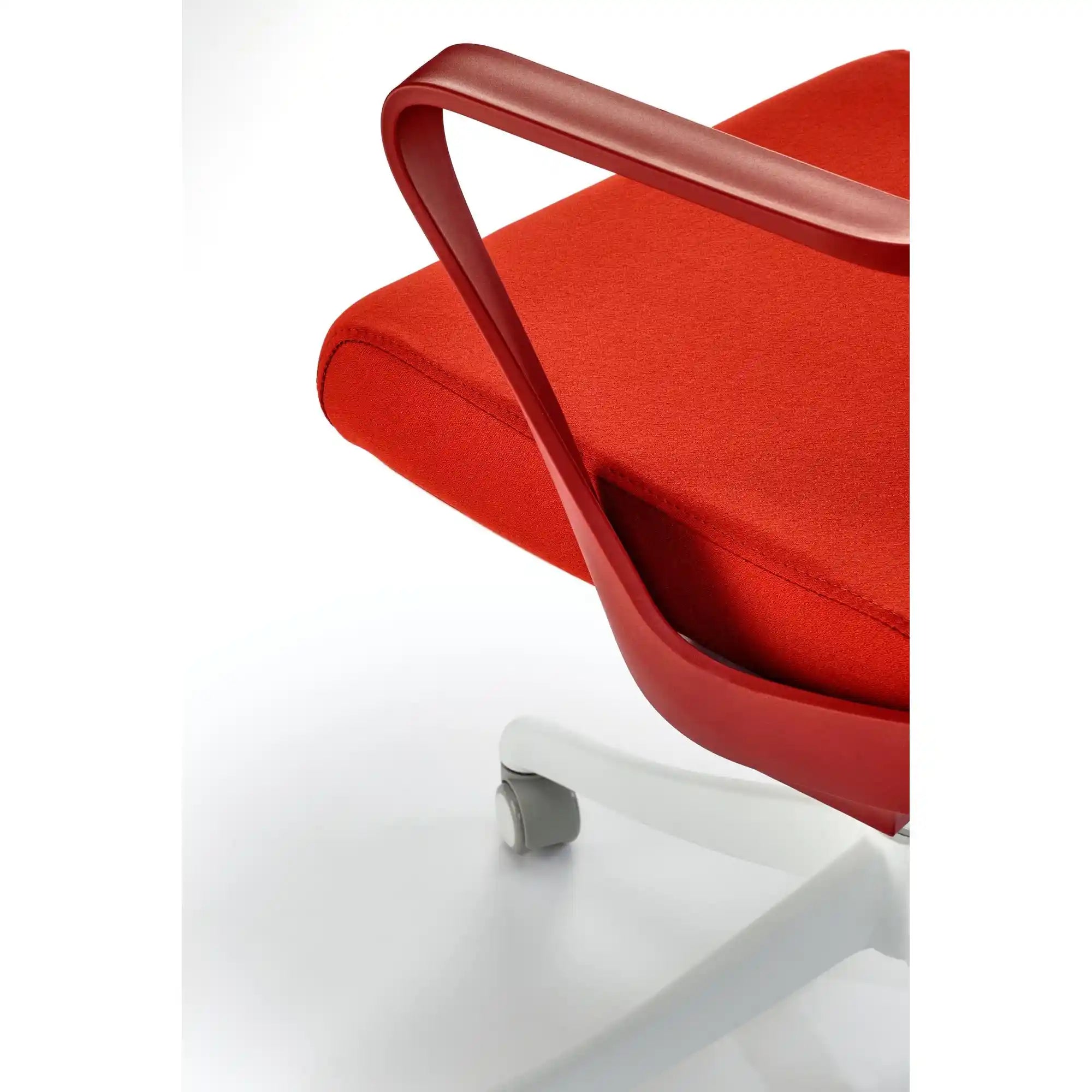 Scaun birou HOUSTON OCN-36059, caramiziu/alb