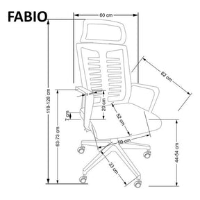Scaun birou HOUSTON OCN-36063, negru