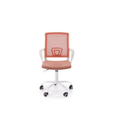 Scaun birou HOUSTON OCN-3608, roz/alb