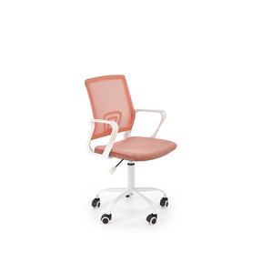 Scaun birou HOUSTON OCN-3608, roz/alb
