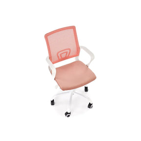Scaun birou HOUSTON OCN-3608, roz/alb