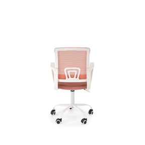 Scaun birou HOUSTON OCN-3608, roz/alb