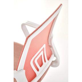 Scaun birou HOUSTON OCN-3608, roz/alb