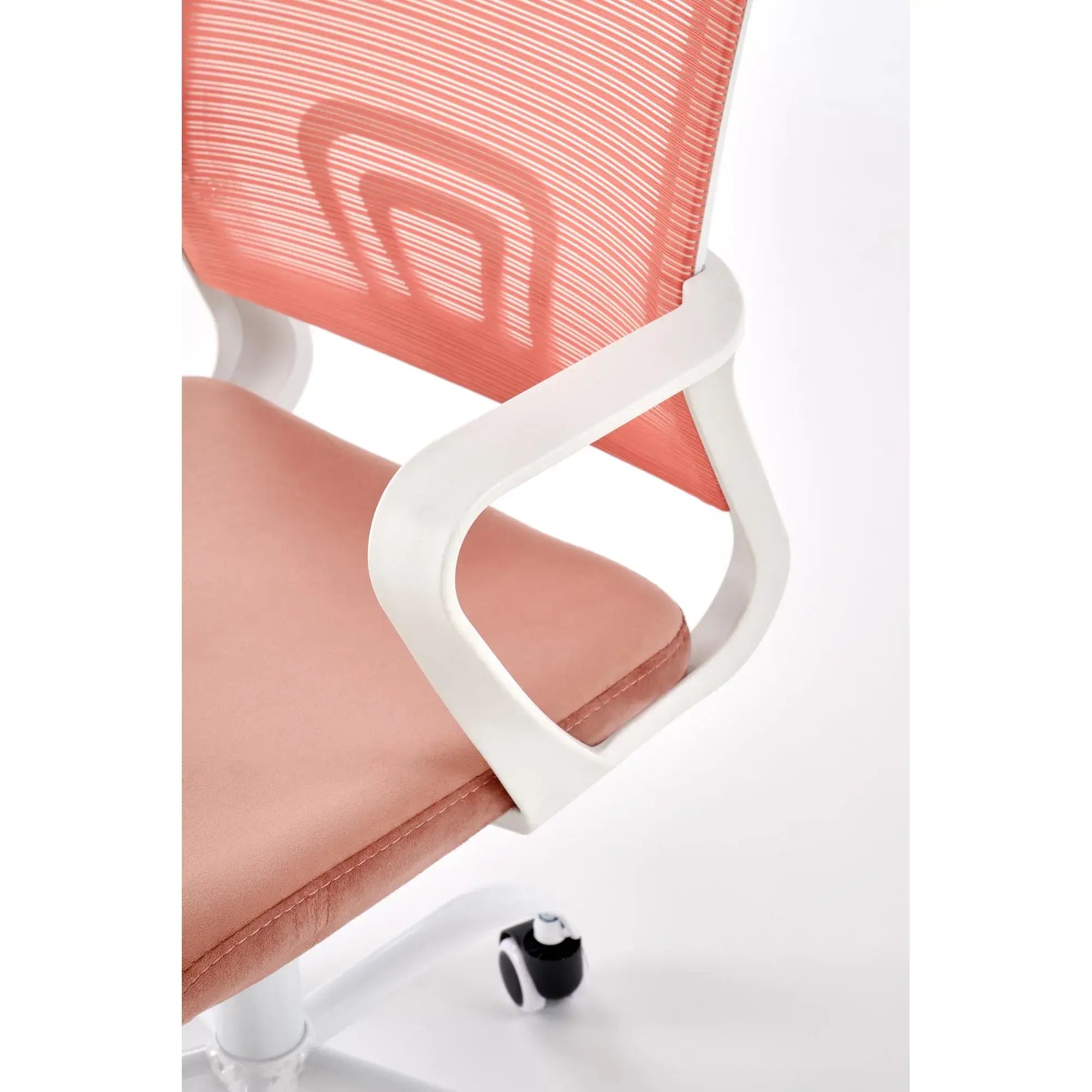 Scaun birou HOUSTON OCN-3608, roz/alb