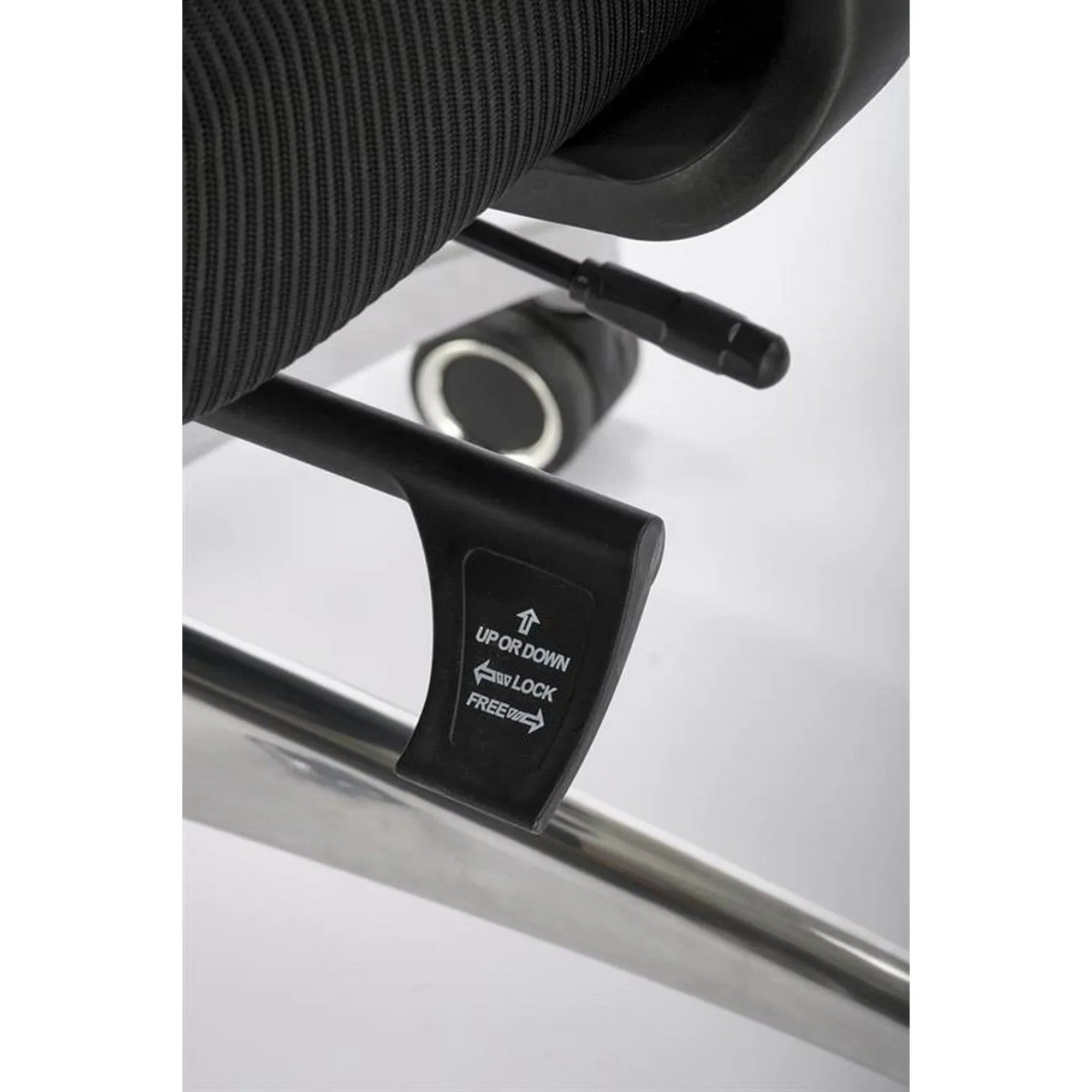 Scaun birou HOUSTON OCN-36119, negru/crom