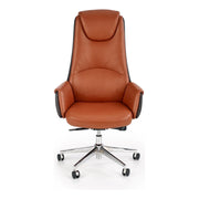 Scaun birou HOUSTON OCN-36122, maro/negru/crom