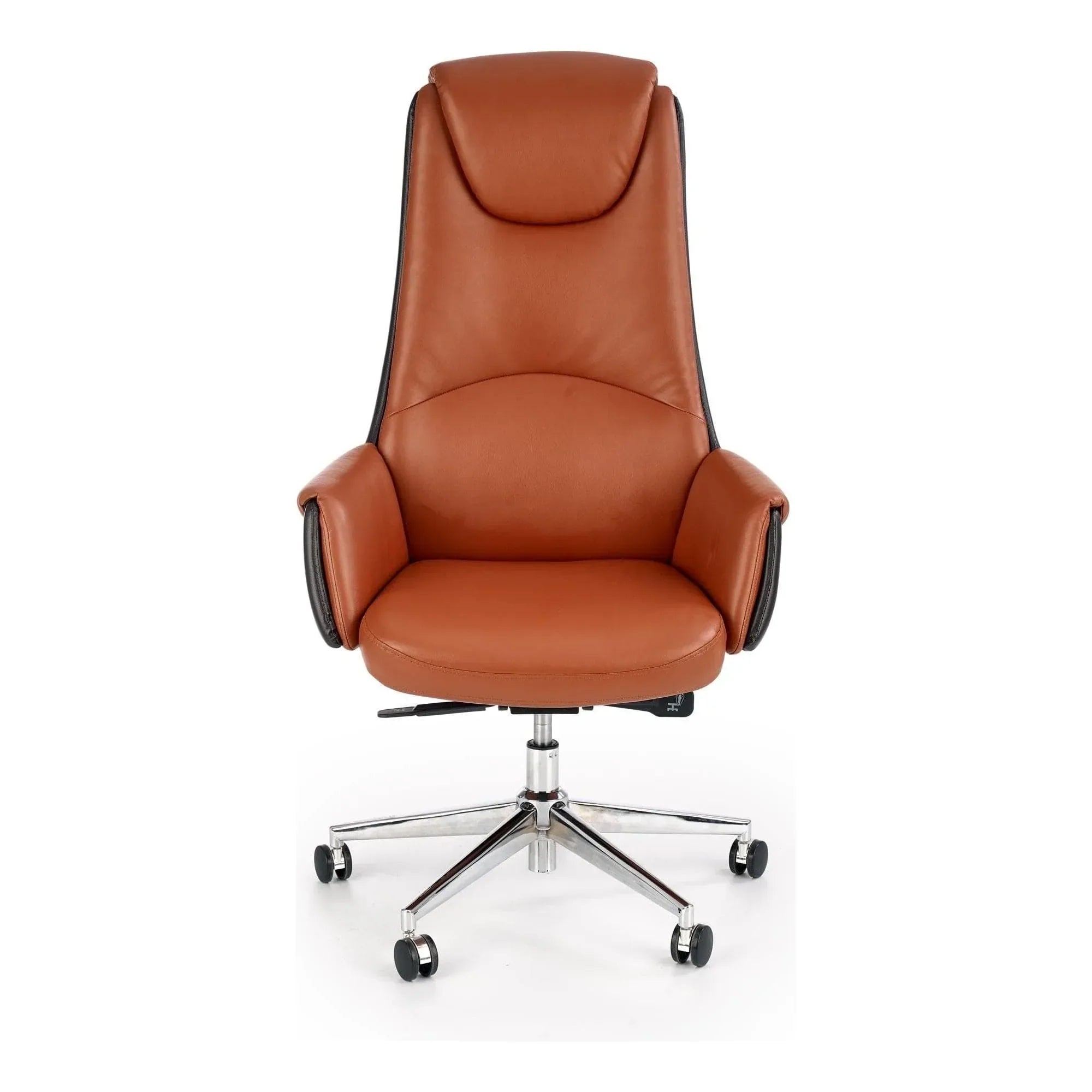 Scaun birou HOUSTON OCN-36122, maro/negru/crom