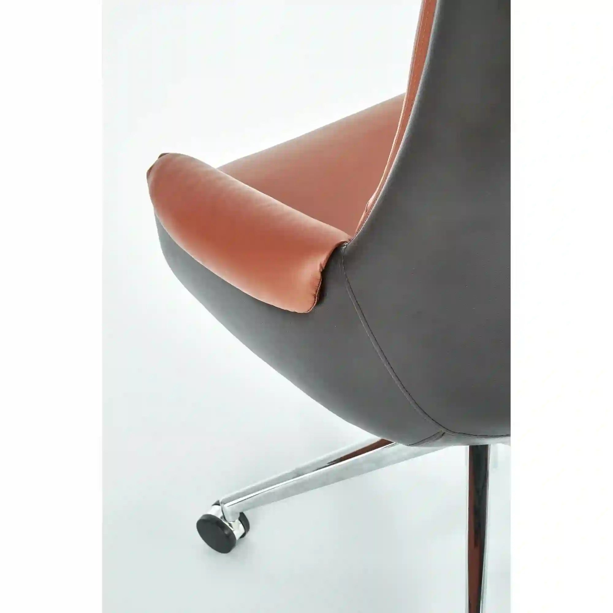 Scaun birou HOUSTON OCN-36122, maro/negru/crom