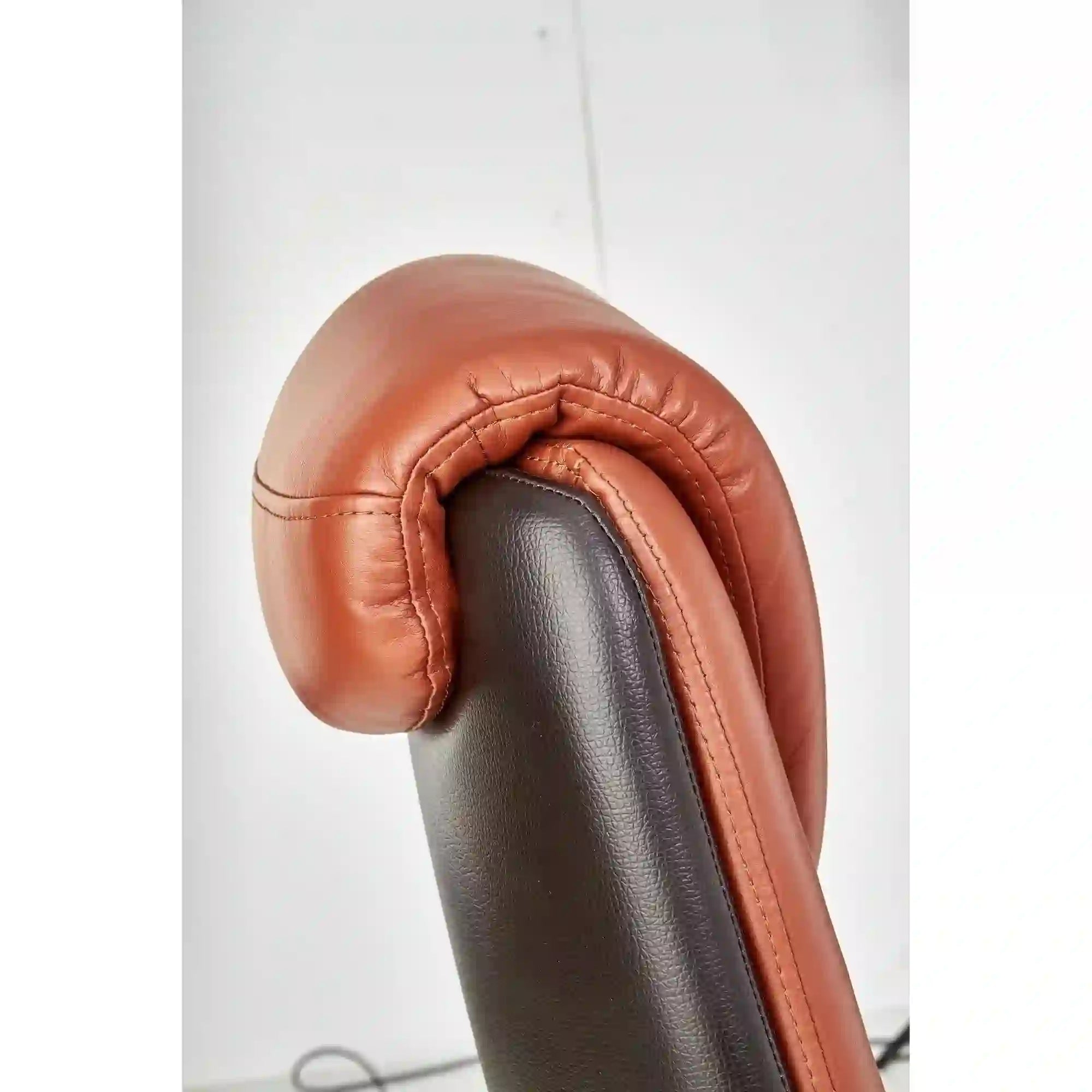 Scaun birou HOUSTON OCN-36122, maro/negru/crom