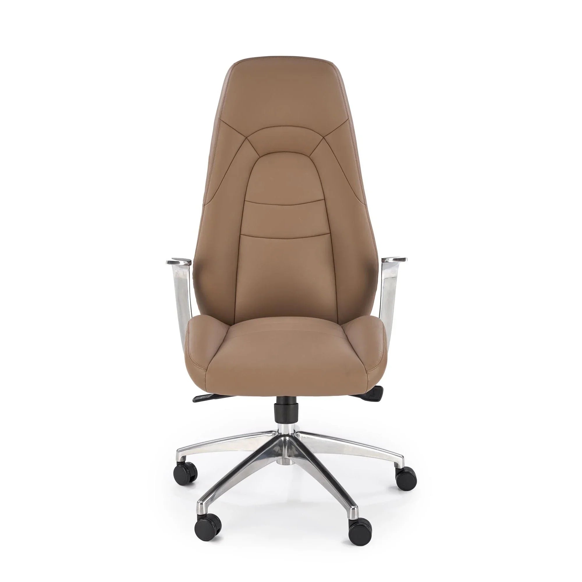 Scaun birou HOUSTON OCN-36125, cappuccino/crom