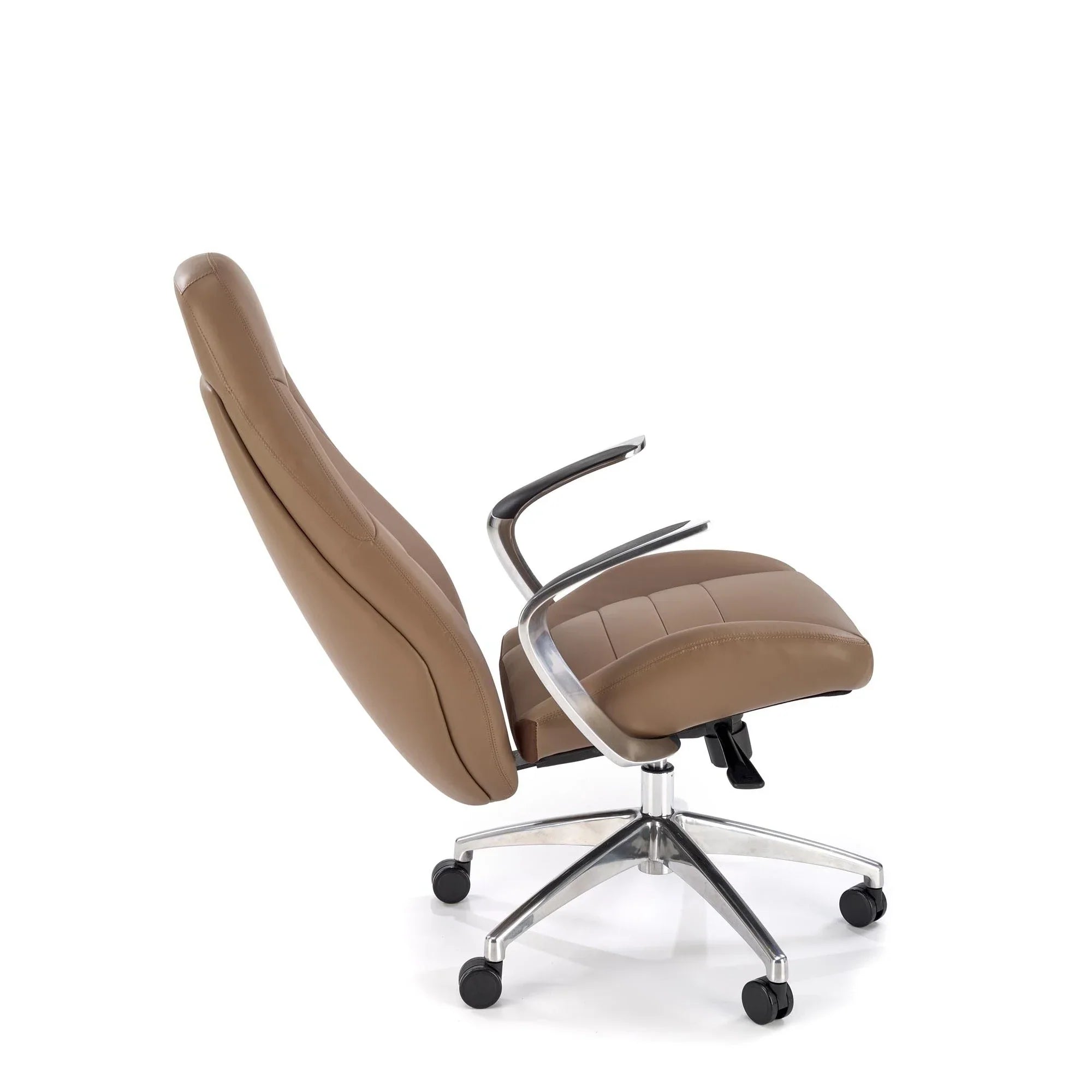 Scaun birou HOUSTON OCN-36125, cappuccino/crom