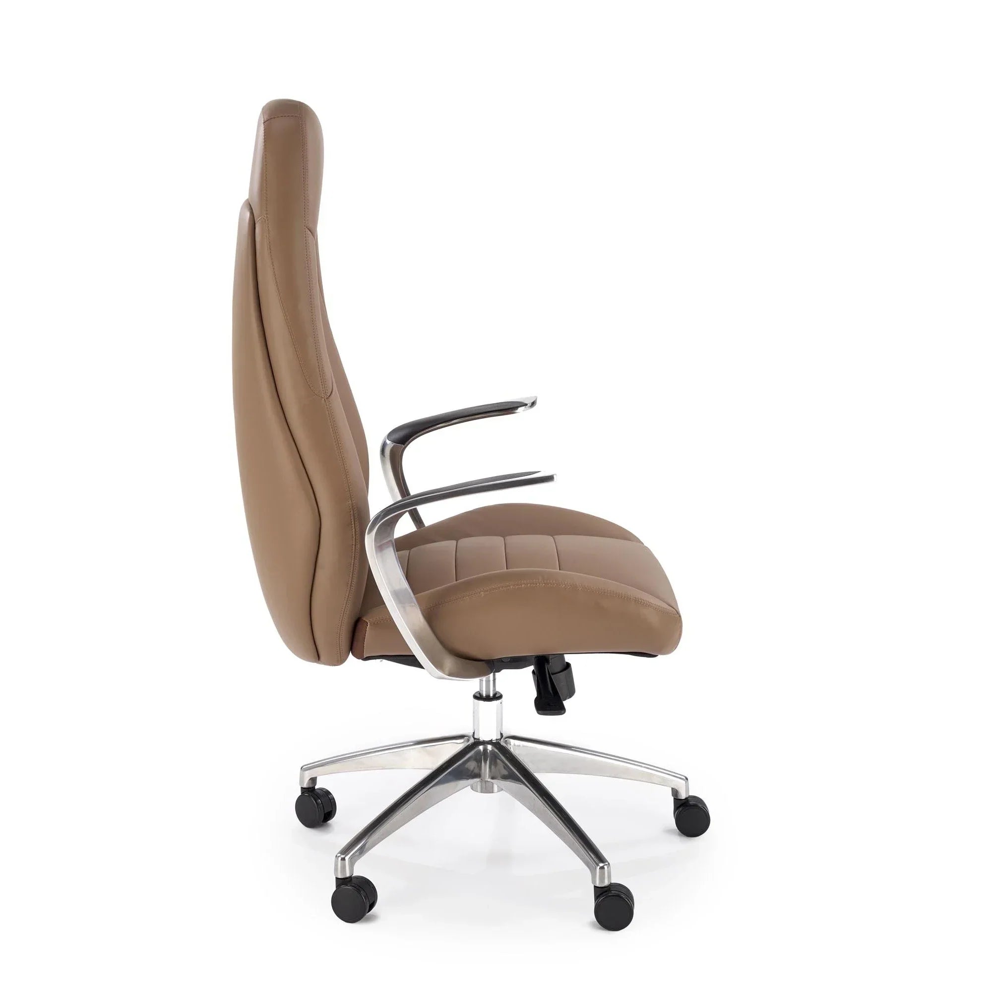 Scaun birou HOUSTON OCN-36125, cappuccino/crom