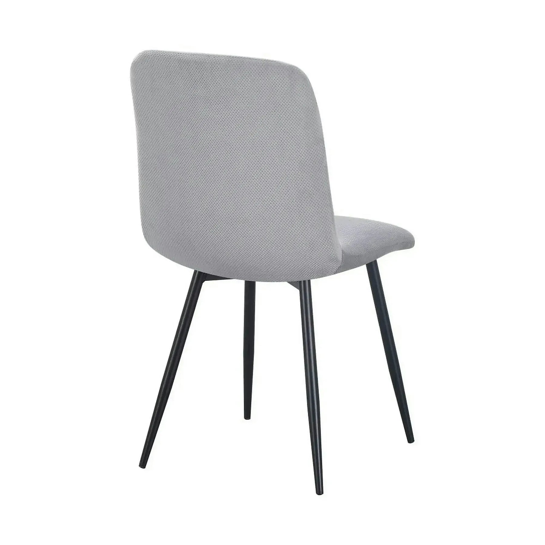 Scaun BOS, stofă/metal, gri/negru, 61×51×84 cm