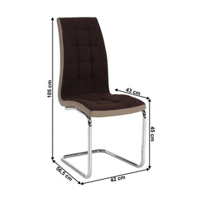 Scaun bucatarie ATHENA OCN-27924, maro/bej