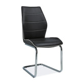 Scaun DETROIT OCN-27499, negru/crom