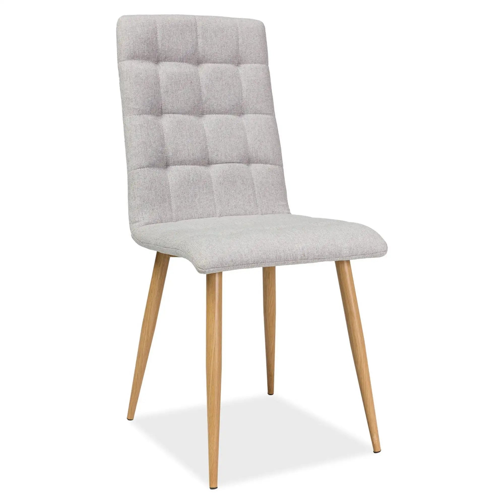 Scaun DETROIT OCN-27507, gri/stejar