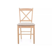 Scaun DETROIT OCN-38516, bej deschis/stejar