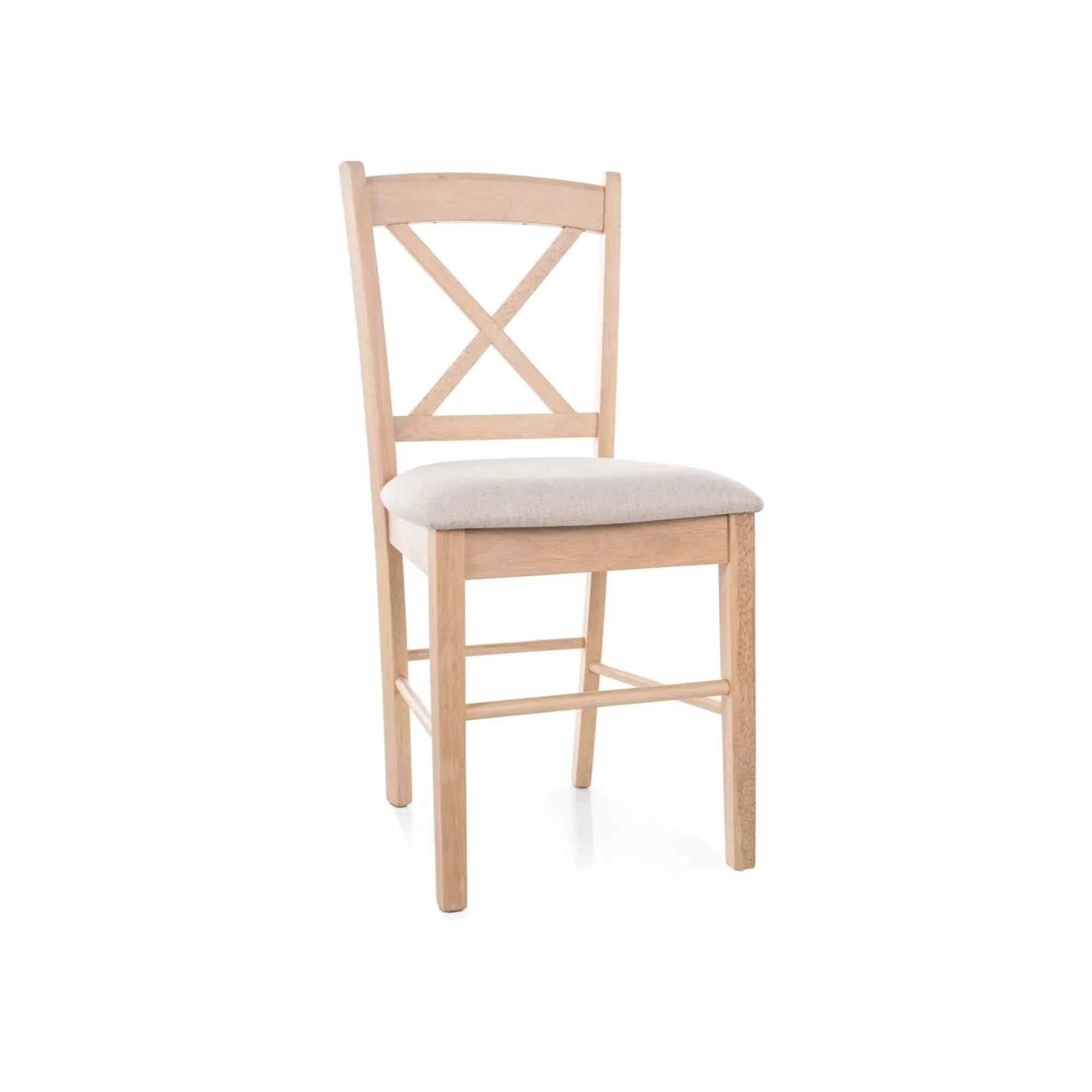 Scaun DETROIT OCN-38516, bej deschis/stejar