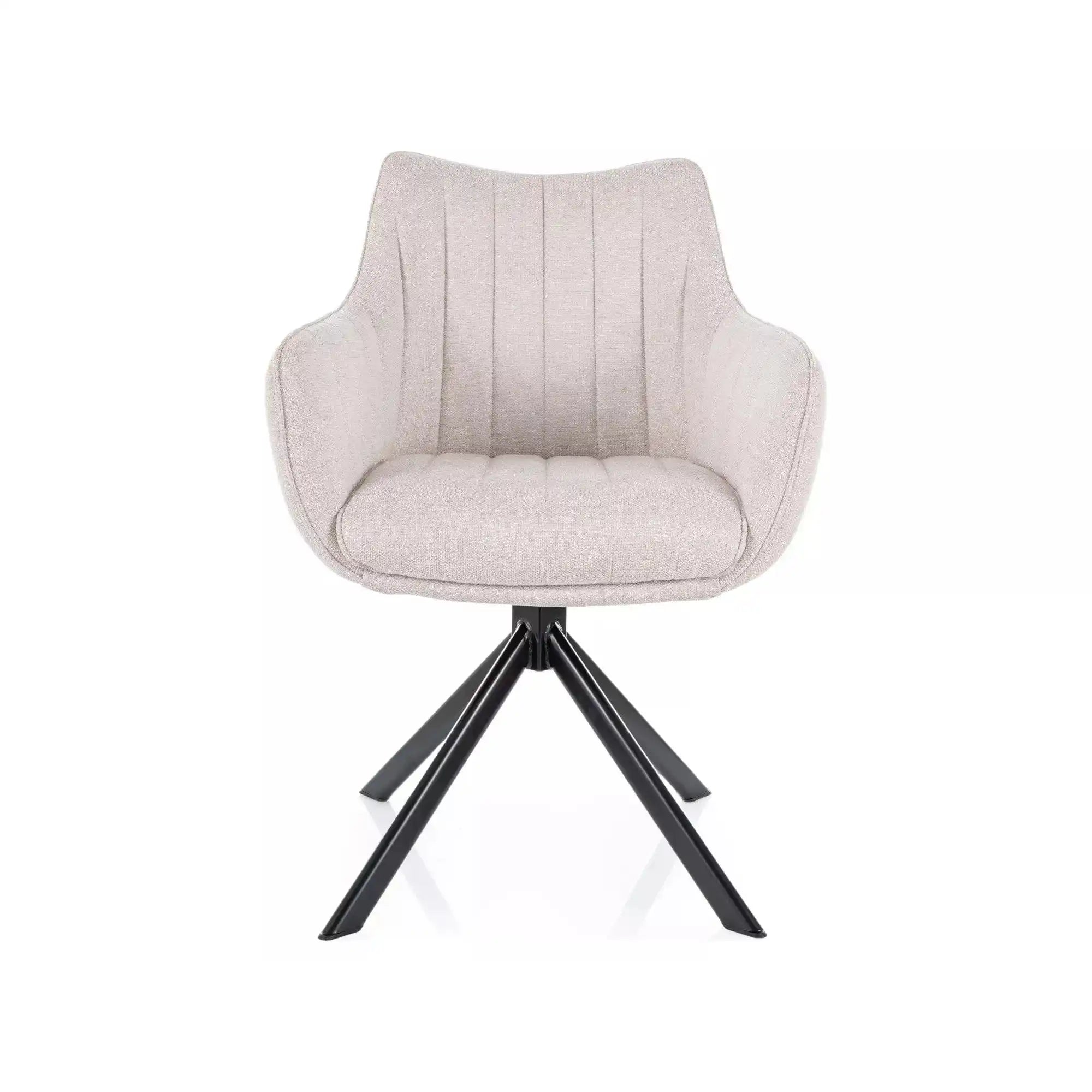 Scaun DETROIT OCN-38528, bej deschis/negru