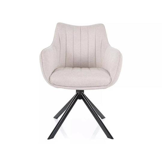 Scaun DETROIT OCN-38528, bej deschis/negru