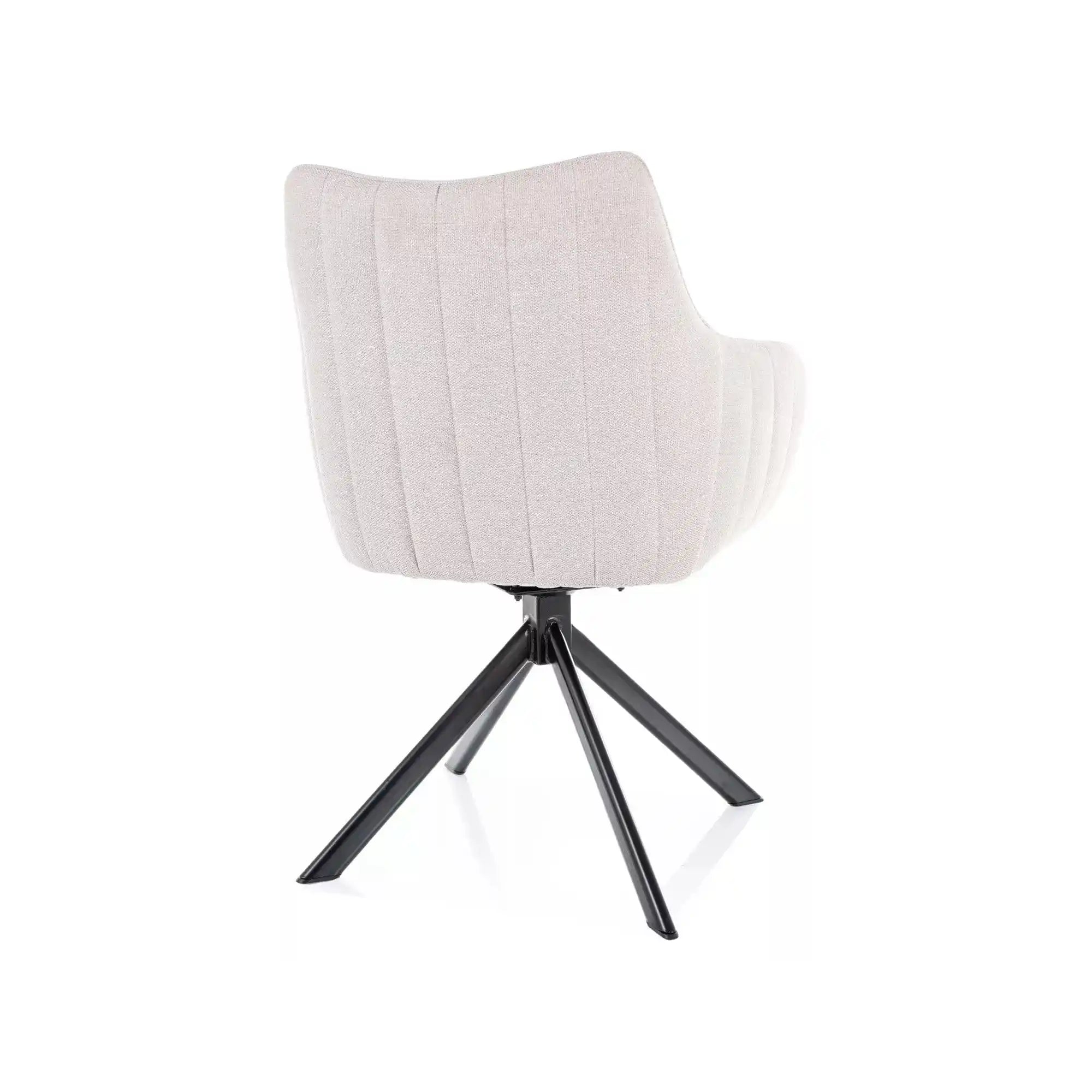 Scaun DETROIT OCN-38528, bej deschis/negru