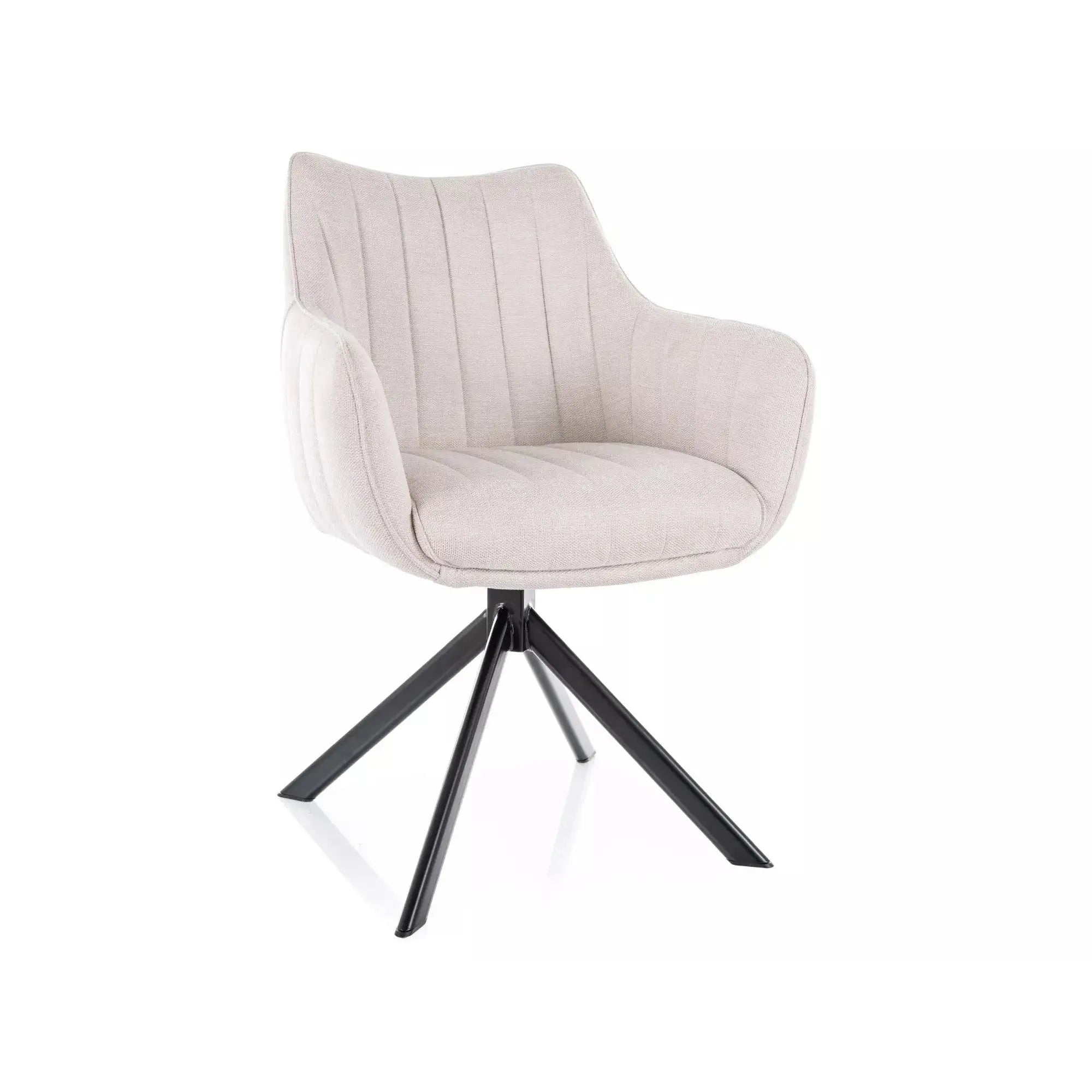 Scaun DETROIT OCN-38528, bej deschis/negru