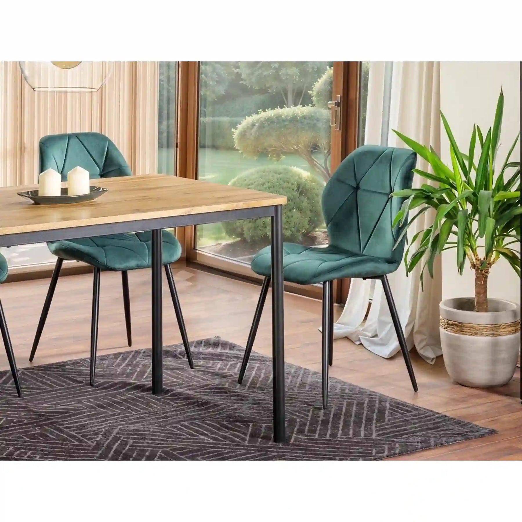 Scaun DETROIT OCN-38529, verde inchis