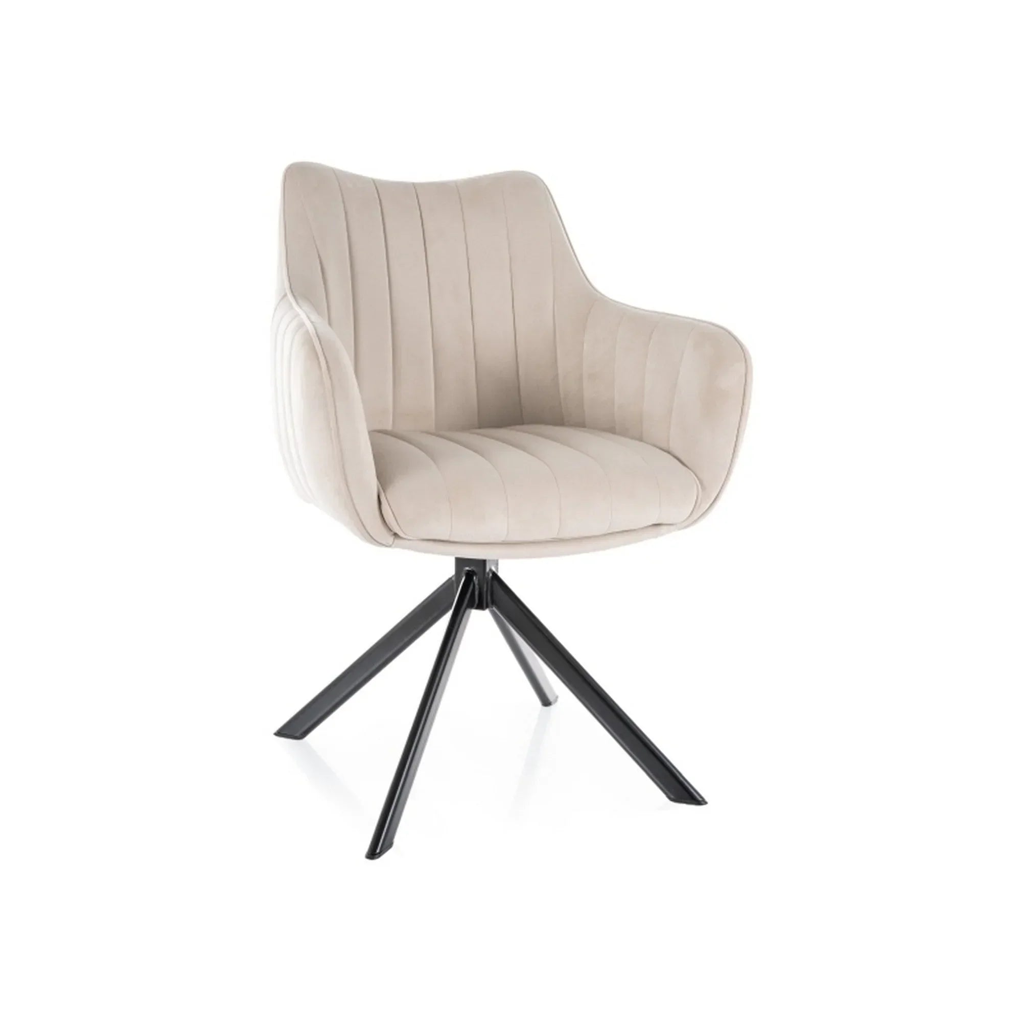 Scaun DETROIT OCN-38532, bej deschis/negru