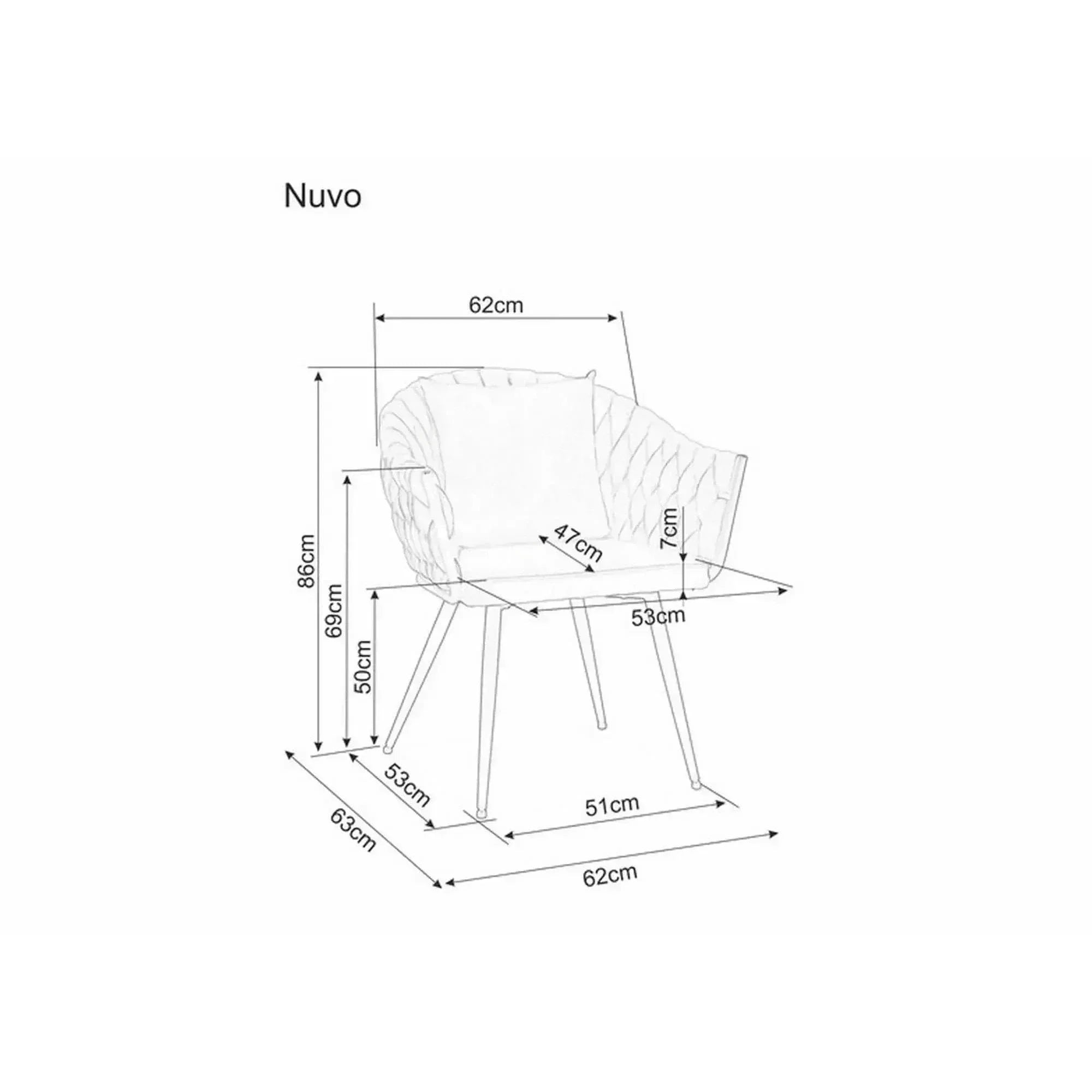 Scaun DETROIT OCN-38533, bej inchis