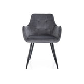 Scaun DETROIT OCN-38548, gri/negru