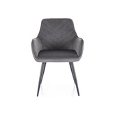 Scaun DETROIT OCN-38558, gri/negru