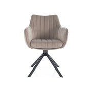 Scaun DETROIT OCN-38562, bej inchis/negru