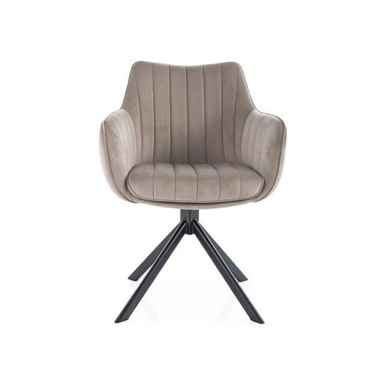 Scaun DETROIT OCN-38562, bej inchis/negru