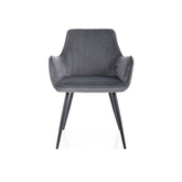 Scaun DETROIT OCN-38565. gri/negru