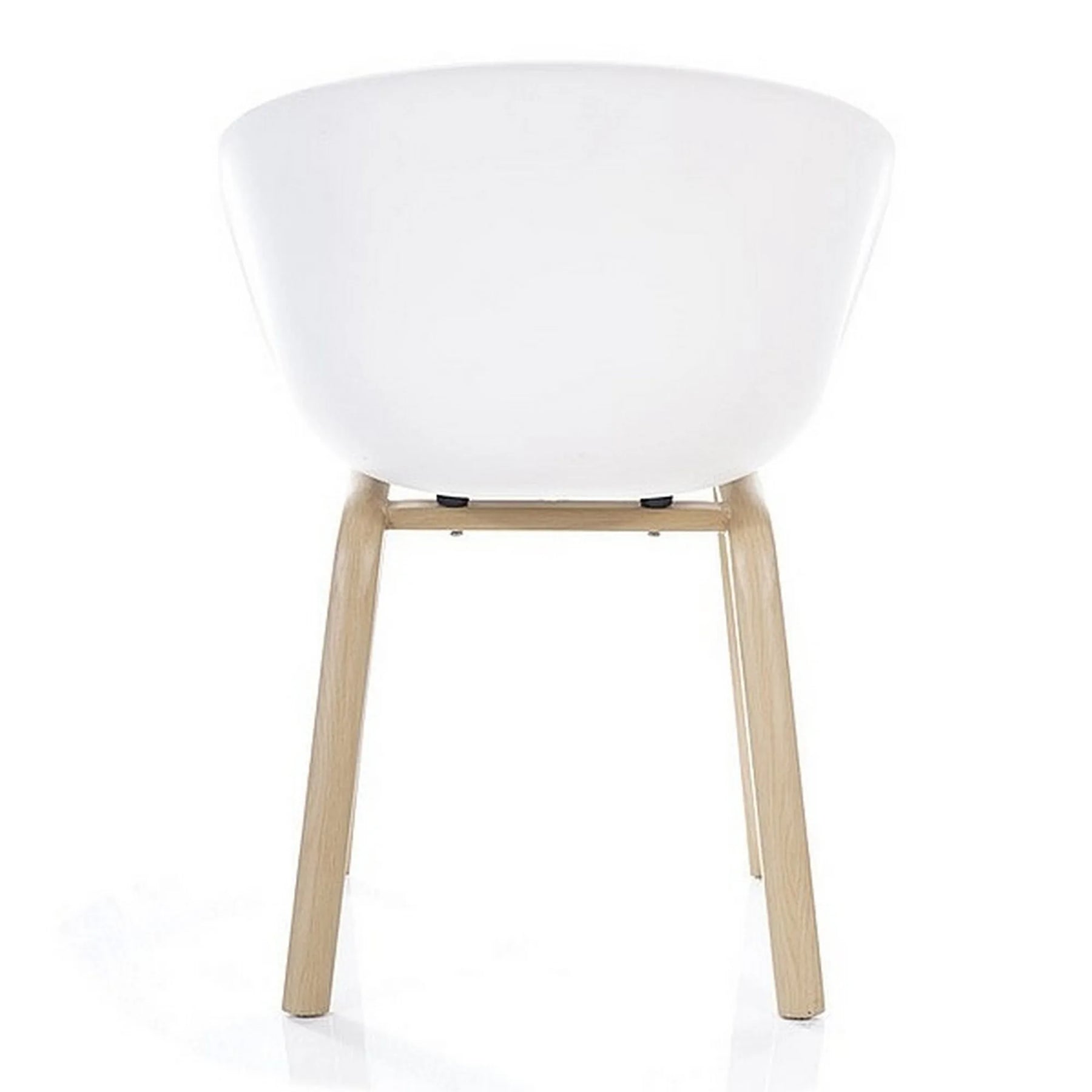 Scaun DETROIT OCN-38584, alb/stejar