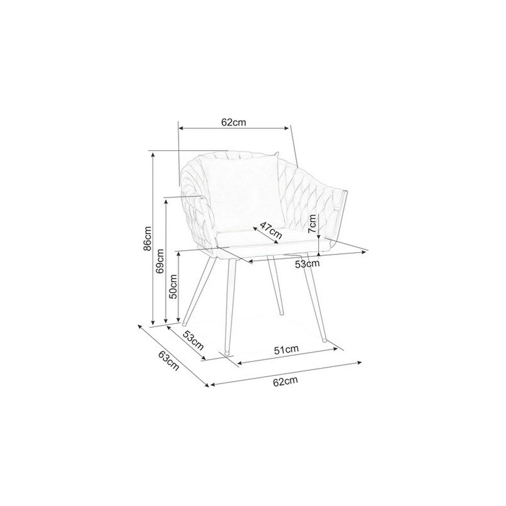 Scaun DETROIT OCN-38607, galben mustar/negru