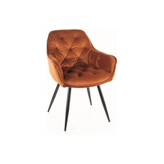 Scaun DETROIT OCN-38619, caramiziu/negru