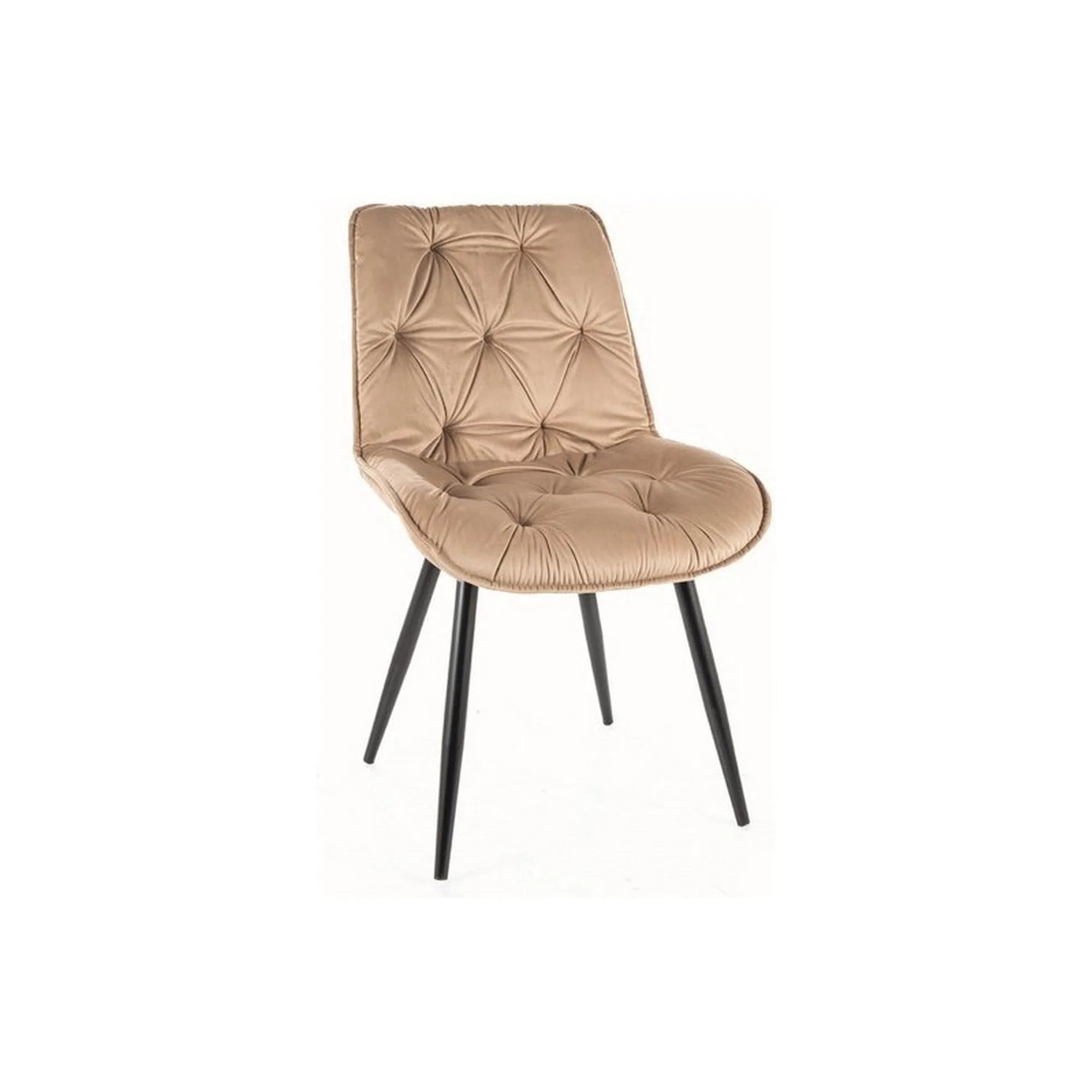 Scaun DETROIT OCN-38621, bej deschis/negru mat