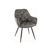 Scaun DETROIT OCN-38622, gri/negru