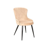 Scaun bej cu detalii elegante, ideal pentru living sau dining – primabucata