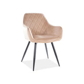 Scaun DETROIT OCN-38680, bej/negru