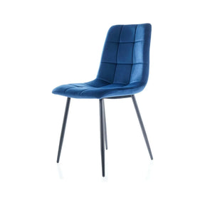 Scaun DETROIT OCN-38702, negru/albastru