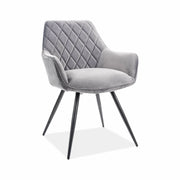 Scaun DETROIT OCN-38705, gri/negru