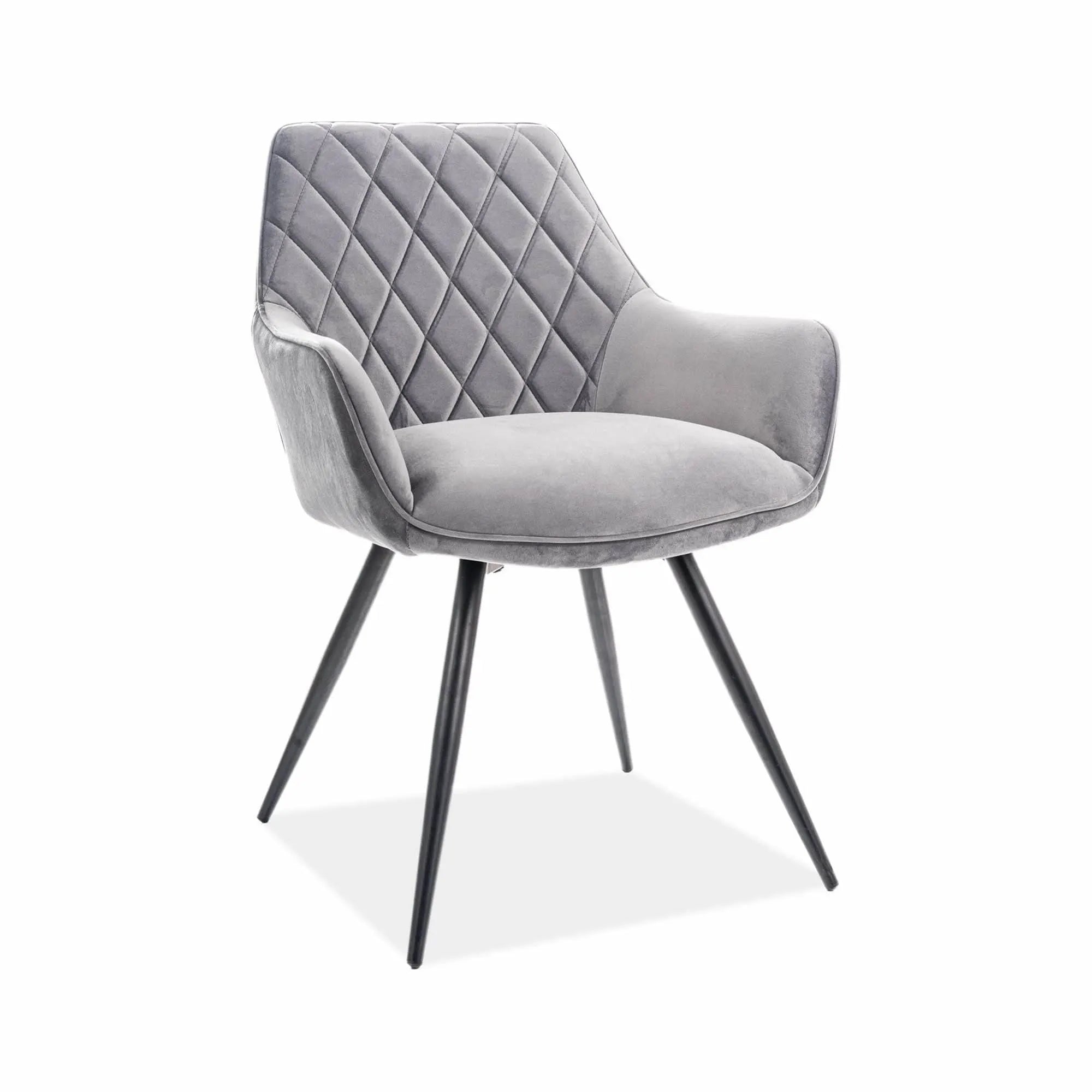 Scaun DETROIT OCN-38705, gri/negru