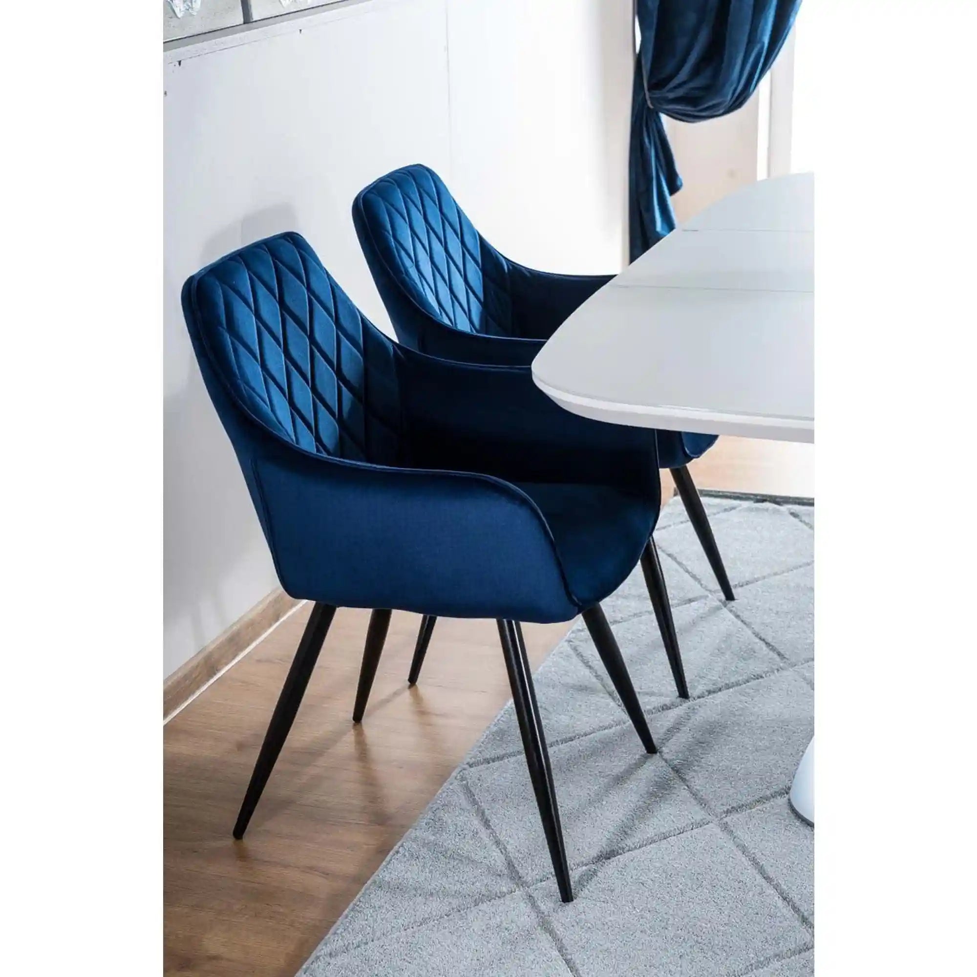 Scaun DETROIT OCN-38706, albastru/negru