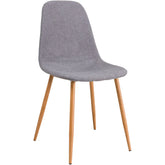 Scaun DETROIT OCN-38711, gri/stejar