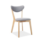 Scaun DETROIT OCN-38727, gri/stejar