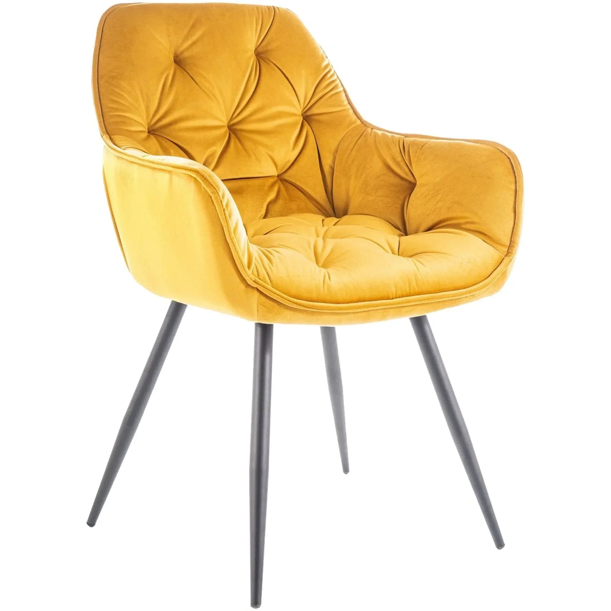 Scaun DETROIT OCN-38728, galben/negru